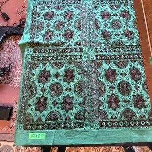 Vintage Indian Embroidered Tapestry